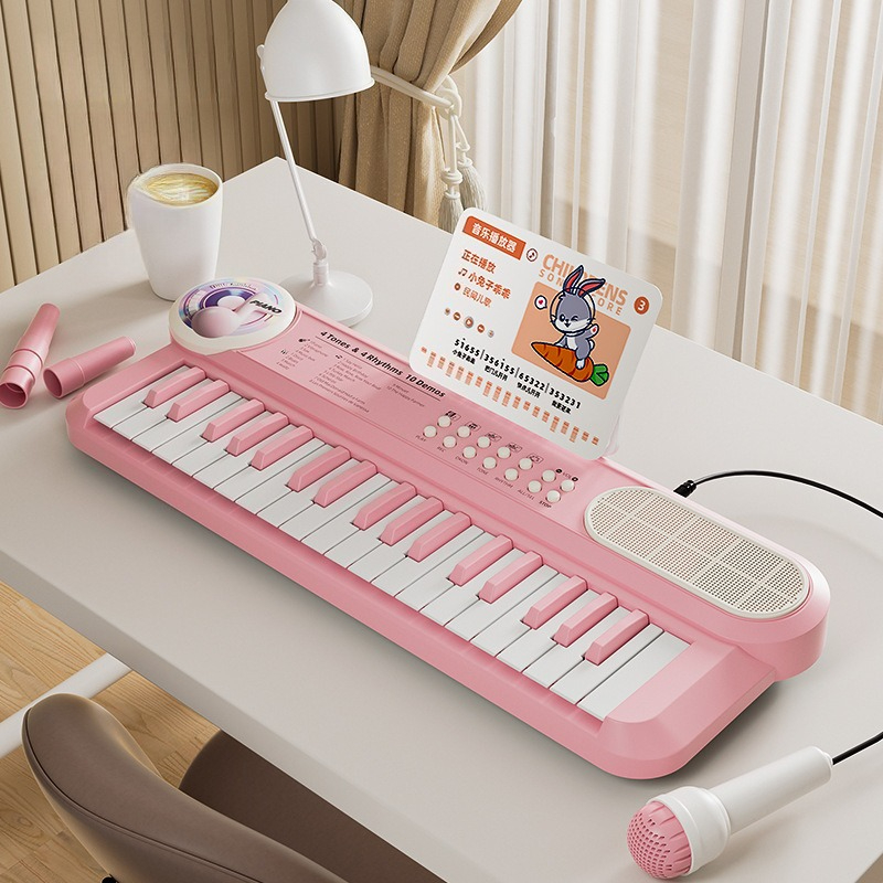 Musical Instrument Harmonium - 37-klawiszowe elektroniczne pianino dla dzieci z