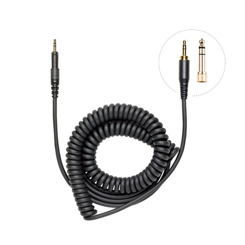 Zamienny, zwinięty kabel audio – Audio Technica Headphone Ath-M50X recenzja i cena