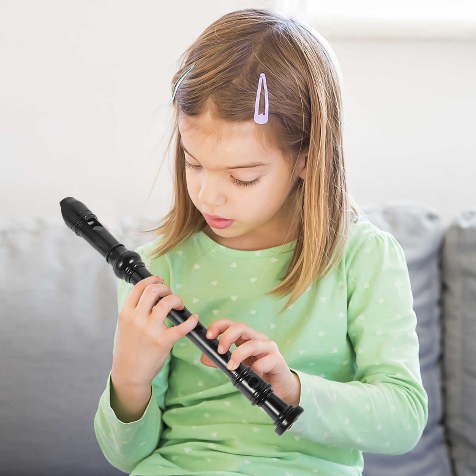 Czarny, przezroczysty, 8-otwor – Soprano Recorder Plastic recenzja i cena
