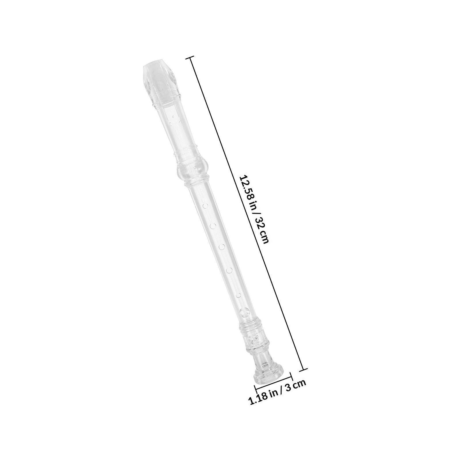 1 zestaw przezroczystych fletó – Soprano Recorder Plastic recenzja i cena