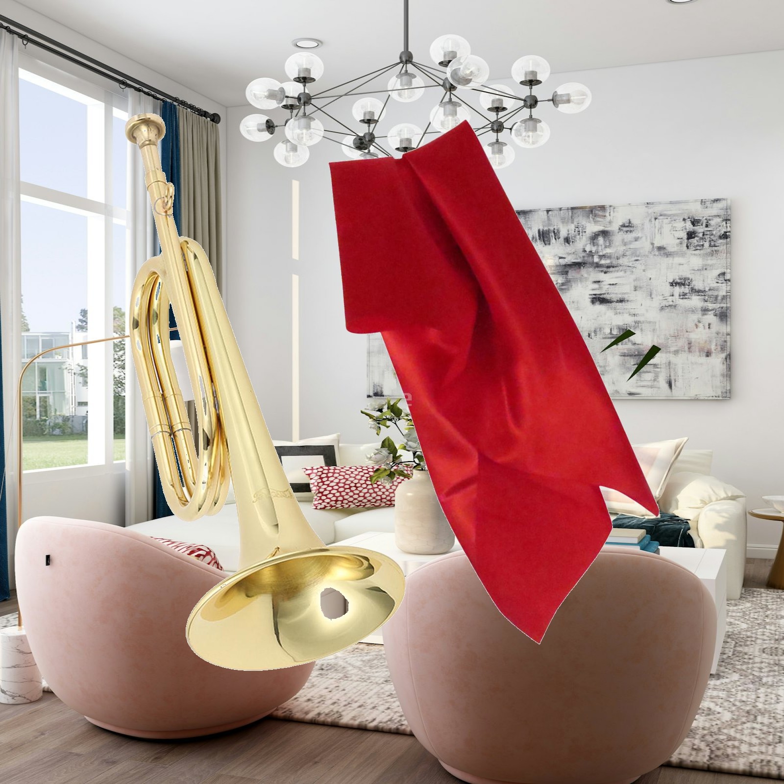 Mini Trąbka Mosiężna Ustnik do – Musical Instrument Bugle recenzja i cena